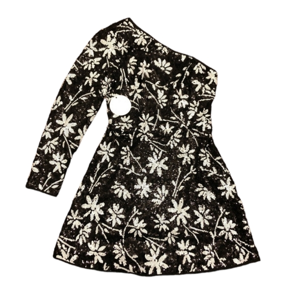 La Maison Talulah One Shoulder Sequin Mini Dress - Picture 3 of 8